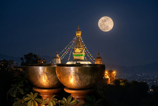 Full Moon Bowls | Swoyambhu Mahachaitya, Kathmandu
