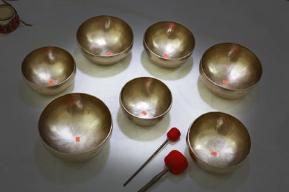 Classical Himalayan Singing Bowl Set